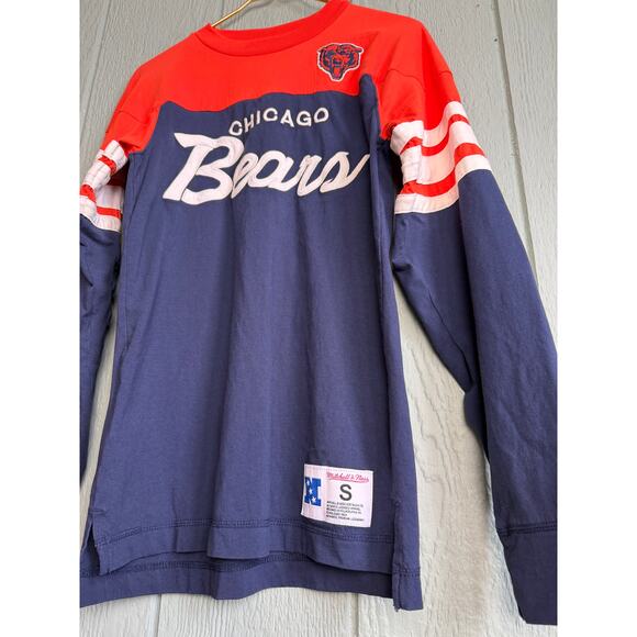 Chicago Bears Mitchell & Ness Long Sleeve Shirt – Size Small - Picture 4 of 7